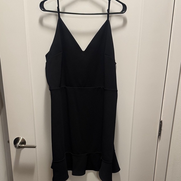 Express Dresses & Skirts - 🆕 Express Black V-Neck Mini Dress. XL. NWT!💥💥